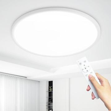 Led plafond lamp 30cm rond wit dimbaar met afstandsbediening beschikbaar voor biedingen