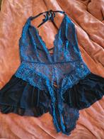 Sexy blauwe body maat 56, Kleding | Dames, Onbekend, Verzenden, Blauw, Body of Korset