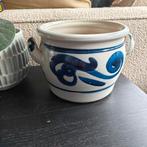 Grote Keulse pot aardewerk bloempot uitstekende staat, Rond, Ophalen of Verzenden, Zo goed als nieuw, Aardewerk