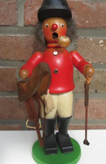 Smoker (Jockey) houtsnijkunst Christiaan Ulbricht  beschikbaar voor biedingen