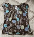 Leuke Esprit tuniek, 42, met knoopjes, bladeren, Ophalen of Verzenden, Zo goed als nieuw, Maat 42/44 (L), Blauw