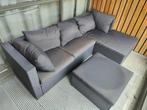 Antraciete Tuin/hoekbank Loungeset (longchair rechts), Ophalen, Zo goed als nieuw, Kunststof