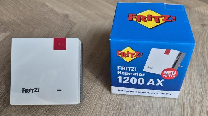 AVM FRITZ! Repeater 1200AX, Computers en Software, WiFi-versterkers, Zo goed als nieuw, Ophalen of Verzenden