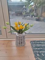 Vaas met kunst tulpen, Huis en Inrichting, Ophalen