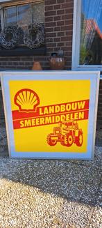 Orgineel Shell olie reclame lichtbak lamp lichtreclame bord, Ophalen of Verzenden, Zo goed als nieuw, Lichtbak of (neon) lamp