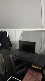 Compleet bureau stoel en scherm zgan, Huis en Inrichting, Bureaus, Ophalen of Verzenden, Zo goed als nieuw