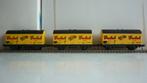 3 Fleischmann H0 Grolsch koelwagons, Gebruikt, Gelijkstroom, Fleischmann, Wagon