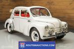 Renault 4CV Cabriolet| Route 66 Auctions, Auto's, Oldtimers, Lederen bekleding, Overige carrosserieën, Renault, Wit