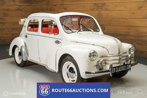Renault 4CV Cabriolet| Route 66 Auctions, Auto's, Oldtimers, Bedrijf, Te koop, Lederen bekleding, Renault, Benzine, Overige carrosserieën