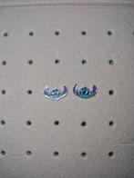 Stitch Oorbellen - Blauw en Paars, Sieraden, Tassen en Uiterlijk, Oorbellen, Overige materialen, Gebruikt, Blauw, Ophalen of Verzenden
