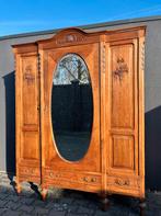 Massief eiken vintage kleding linnen meidenkast leg hang lad, 200 cm of meer, 150 tot 200 cm, 50 tot 75 cm, Ophalen