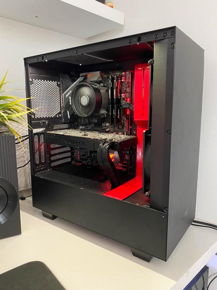 Sterke gaming pc RTX 2080S RYZEN, Computers en Software, Desktop Pc's, Zo goed als nieuw, 4 Ghz of meer, HDD, SSD, 16 GB, Met videokaart