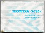 Honda CB750 K owners manual (3084zh), Ophalen of Verzenden, Honda