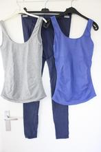 Legging en hemdjes van Mamalicious & H&M, maat S/M, Kleding | Dames, Positiekleding, Blauw, Shirt of Top, Ophalen of Verzenden