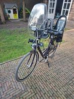 Puch Elegance Moederfiets met Windscherm en 2 Kinderzitjes, 2 zitjes, 53 tot 56 cm, Versnellingen, Zo goed als nieuw