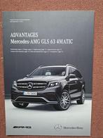 Mercedes AMG GLS 63 4MATIC Advantages brochure November 2015, Nieuw, Mercedes-Benz, Mercedes, Ophalen of Verzenden