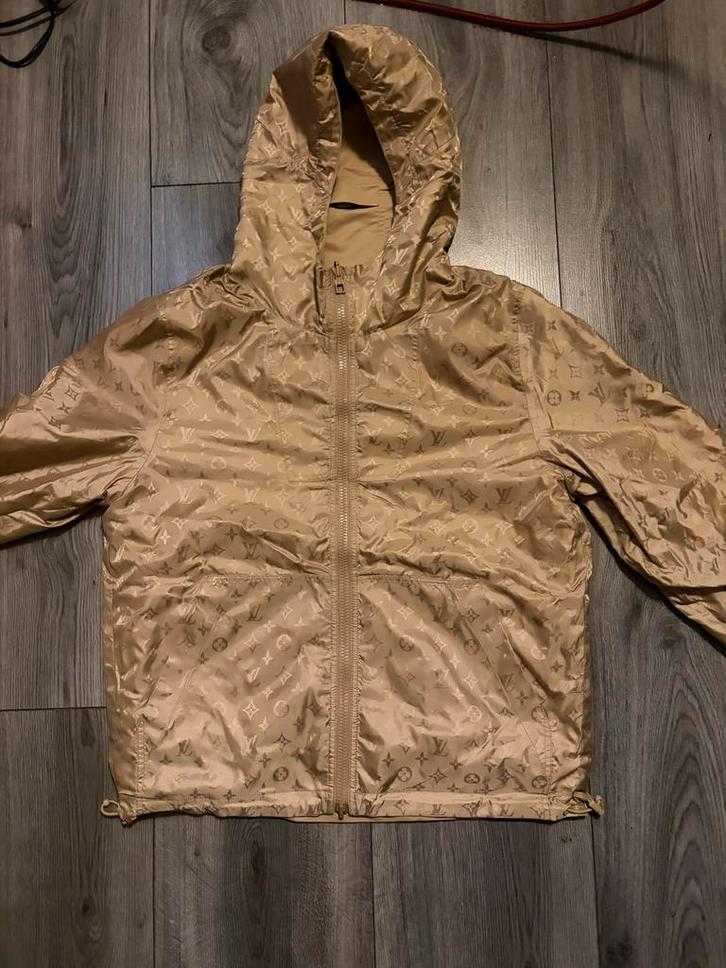 Louis Vuitton Windbreaker Beige XS/S - ZGAN, Kleding | Heren, Jassen | Zomer, Zo goed als nieuw, Beige, Verzenden