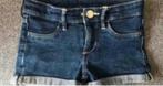 Donkerblauwe korte broek in maat 110, Kinderen en Baby's, Kinderkleding | Maat 110, Gebruikt, Meisje, H&M, Ophalen