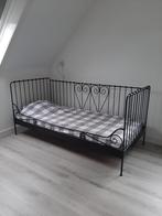 Bed, Huis en Inrichting, Slaapkamer | Bedden, Ophalen, 90 cm, Eenpersoons, Zwart