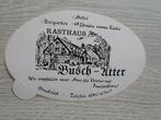 sticker RASTHAUS Busch - Utter te Osnabrück, Verzamelen, Ophalen of Verzenden, Zo goed als nieuw, Bedrijf of Vereniging