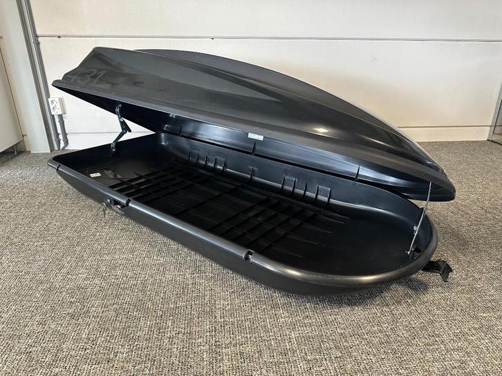 Dakkoffer 430 liter CAM Sport 431 zwart, Auto diversen, Dakkoffers, Nieuw, Ophalen