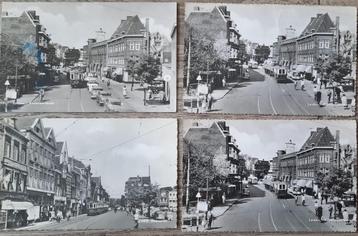 Ansichtkaarten Blauwe NZH tram in Leiden-  ongeveer 1960 beschikbaar voor biedingen