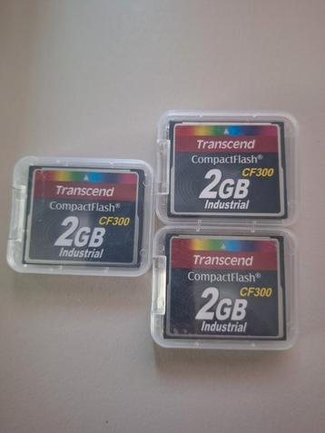 Transcend Industrial 2GB CF300 CompactFlash geheugenkaart beschikbaar voor biedingen