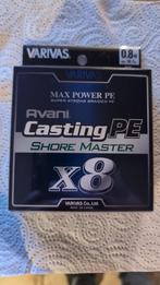 Varivas Avani Casting Shore master PE0.8 Origineel Japans., Watersport en Boten, Ophalen of Verzenden, Nieuw, Vislijn