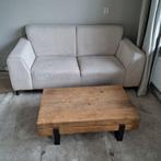 2 zitbank met missive bielsen tafel, Huis en Inrichting, Ophalen, Eikenhout, Tot twee personen, 50 tot 100 cm