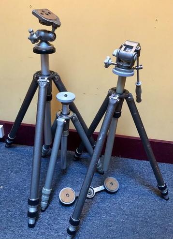 3 Vintage Gitzo Statieven: Gilux Reporter, Sport en Total beschikbaar voor biedingen