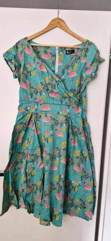 Lady V Jurk - Flamingo Print - Maat XXL beschikbaar voor biedingen