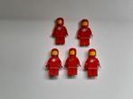 Lego 5 rode space poppetjes, Kinderen en Baby's, Speelgoed | Duplo en Lego, Ophalen of Verzenden, Zo goed als nieuw