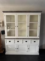 Mooie witte / houtlook buffetkast, Huis en Inrichting, Ophalen, 200 cm of meer, 150 tot 200 cm, Zo goed als nieuw