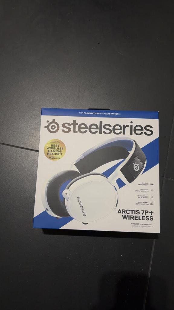 Steelseries Arctis 7p+ Wireless, Computers en Software, Headsets, Zo goed als nieuw, Over-ear, Draadloos, Gaming headset, Ophalen of Verzenden