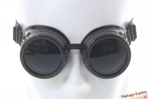 Steampunk lasbril Goggles in zwart, brons, koper of zilver, Sieraden, Tassen en Uiterlijk, Zonnebrillen en Brillen | Heren, Nieuw