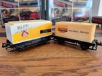 Trix Wagons - Set van 2, Gebruikt, Gelijkstroom of Wisselstroom, Trix, Wagon