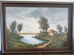 Schilderij landschap - L. Verbeek, Antiek en Kunst, Kunst | Schilderijen | Klassiek, Ophalen