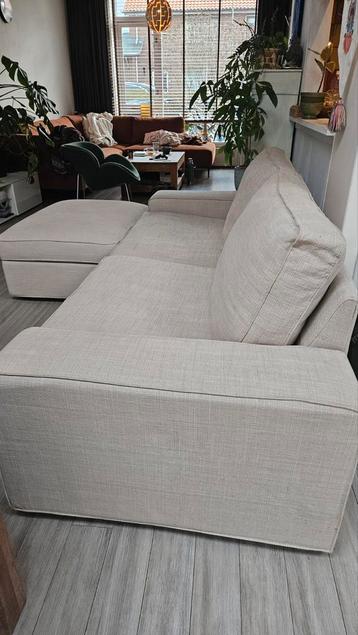 Ikea Kivik 3-zitsbank - Beige met voetenbank - afbeelding 2