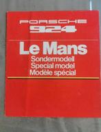 Zeer zeldzame folder / brochure Porsche 924 le mans 1980, Porsche, Ophalen of Verzenden