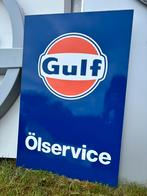 Gulf reclamebord, Ophalen of Verzenden, Zo goed als nieuw, Reclamebord