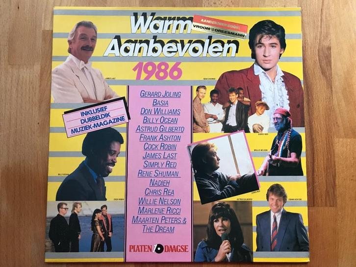 LP Warm aanbevolen 1986 Platen 7 daagse, Cd's en Dvd's, Vinyl | Verzamelalbums, Gebruikt, Overige genres, 12 inch, Ophalen of Verzenden