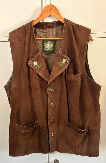 Trachten oktoberfest vest mt 56 leer beschikbaar voor biedingen