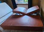 Elektrische boxspring, Ophalen, Gebruikt, Bruin, Tweepersoons