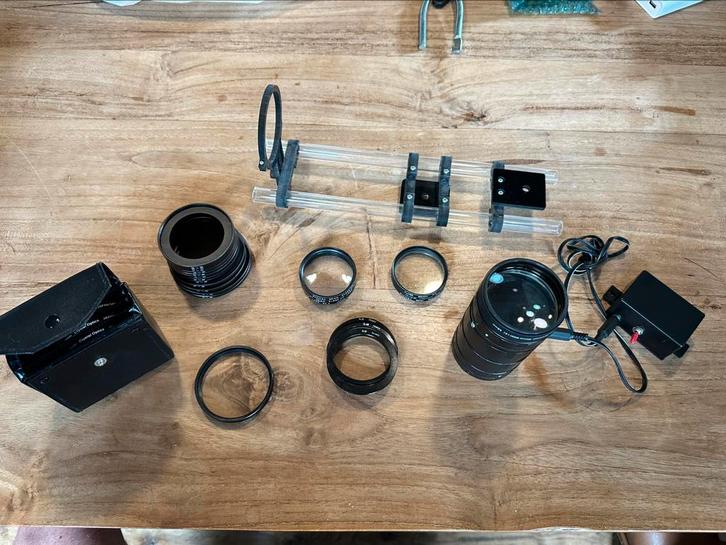 Vibrerende lens adapter + diversen, Audio, Tv en Foto, Fotografie | Professionele apparatuur, Gebruikt, Ophalen of Verzenden