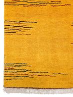Handmade oriental modern Gabbeh carpet Abstract 204x306cm, Overige kleuren, 200 cm of meer, Ophalen of Verzenden, Zo goed als nieuw