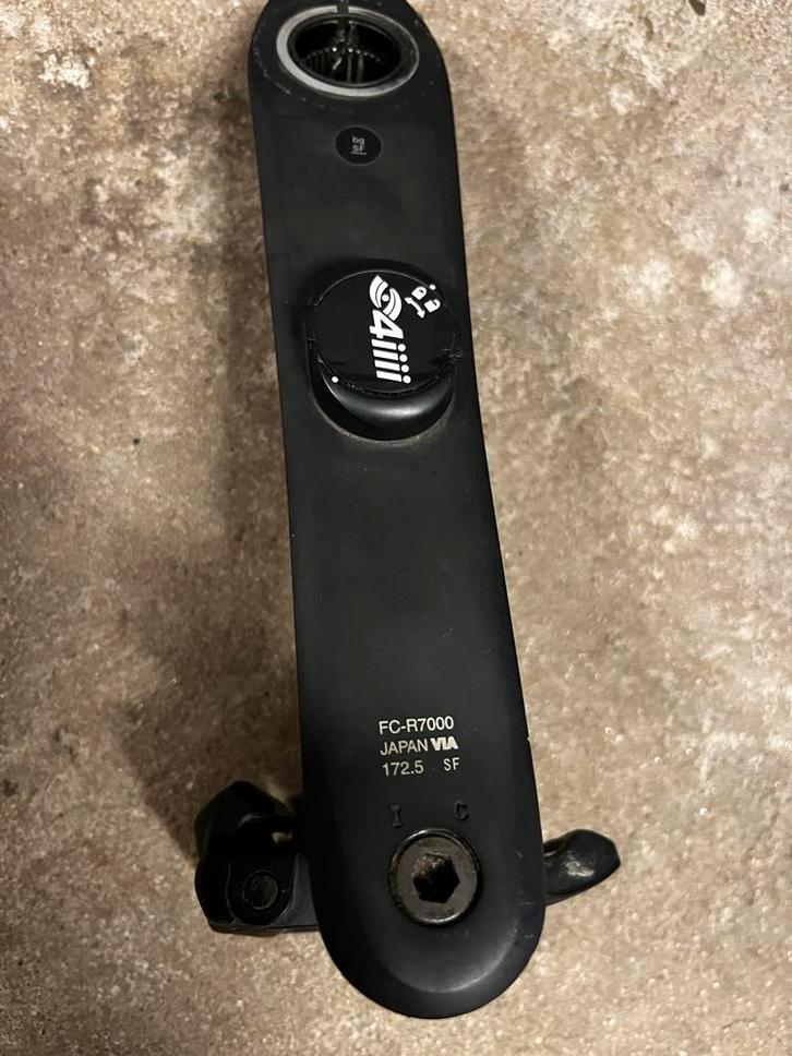 4iiii Powermeter 105 - Crankarm, Fietsen en Brommers, Fietsonderdelen, Gebruikt, Racefiets, Crankstel of Pedalen, Ophalen of Verzenden