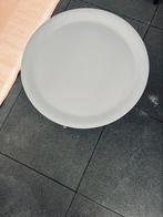 Salon/Bijzettafeltje. Grijs. Zgan., 50 tot 100 cm, Rond, Zo goed als nieuw, Minder dan 50 cm