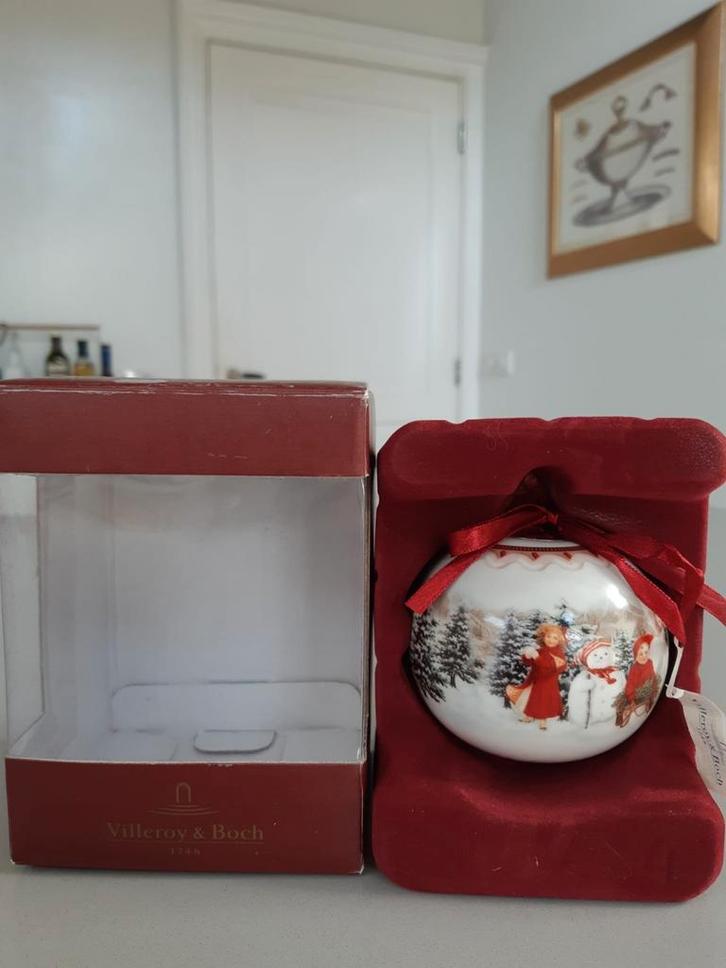 Kerstbal Villeroy en Boch Winter Dreams, Diversen, Kerst, Nieuw, Ophalen of Verzenden