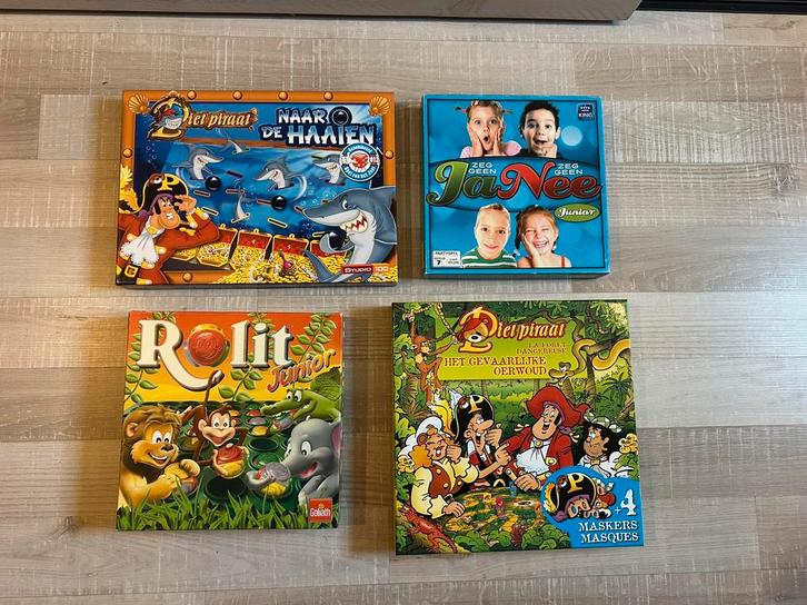 Gezelschapsspellen 4 stuks of per stuk, Hobby en Vrije tijd, Gezelschapsspellen | Bordspellen, Gebruikt, Ophalen of Verzenden