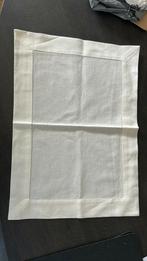 Placemats linnen Wedgwood, Huis en Inrichting, Keuken | Textiel, Ophalen of Verzenden, Nieuw, Wit, Tafelkleed of Tafelzeil